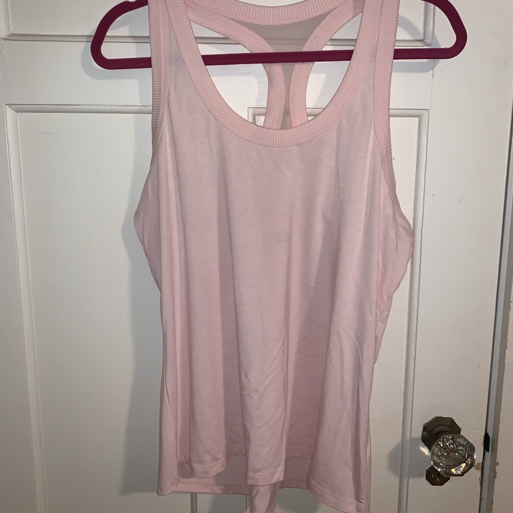 Athleta light pink tank